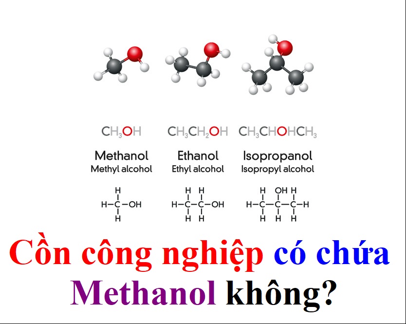 Cồn công nghiệp có chứa Methanol không? | Công ty Cồn nước Hỏa Long Alcohol